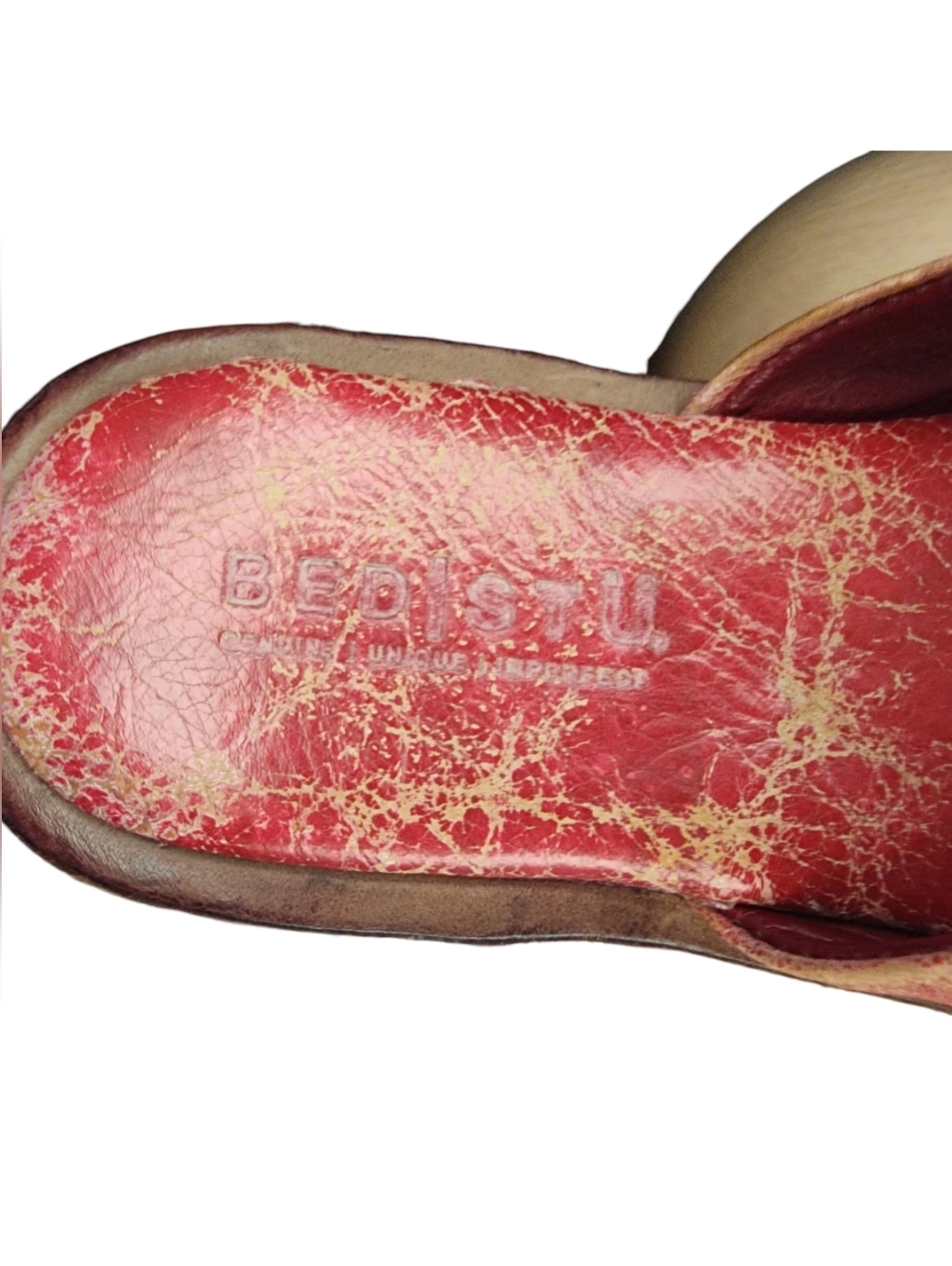 Bed Stu Kate Leather Slide Sandals, Womens 8.5 - Picture 10 of 11